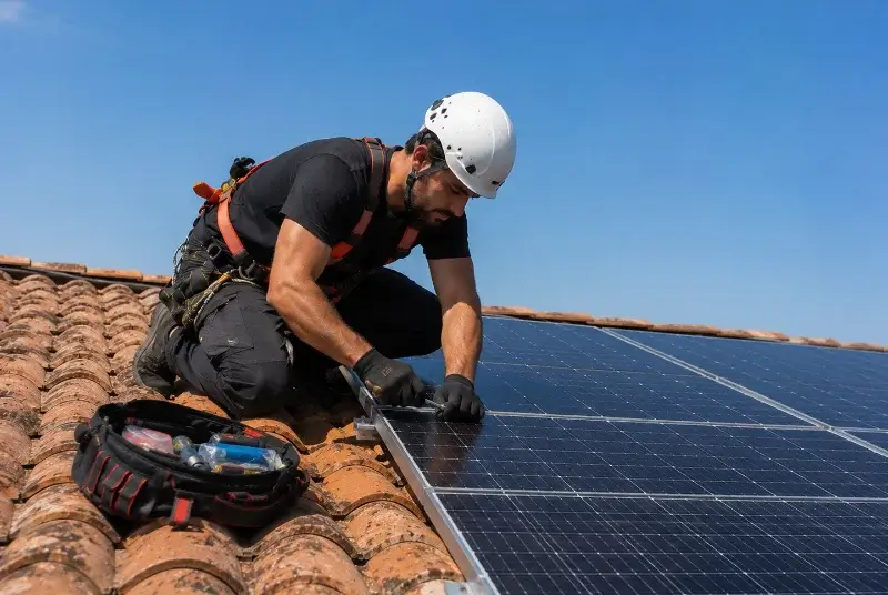 Maintenance et monitoring de panneaux solaires à Chazey-Bons