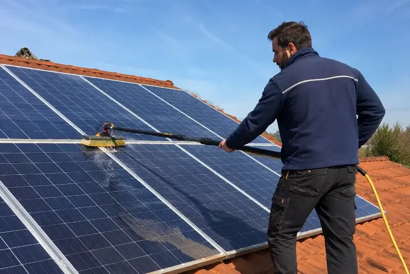 Nettoyage et entretien de panneaux solaires à Chazey-Bons